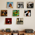 8 Pack 12-Inch Album Laurensory Vinyl Record Shelf Wall Mount, Clear Acrylic Storage Holder, Floating Display Shelves