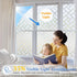 Coavas Non-Adhesive Frosted Glass Window Film & Privacy Film for Home & Office 23.6"x78.7" Easy DIY Installation