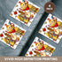 3dRose cst_184658_3 Pretty Decorative Teapots and Birdhouses, Ceramic Tile Coasters, Set of 4