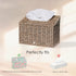 Seagrass Hand Towels Box Cover for Kleenex Disposable Paper Hand Towels, Handwoven Towel Holder, Wicker Tissue Box