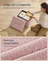 12.2 16.1 12.2 Inches, 286 lb, ULSF094R01 SONGMICS Small Folding Storage Ottoman, Foot Rest Stool, x x Ottoman