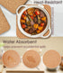 Cork Trivet, 4 Pcs High Density Thick Square Cork Hot Pads for Table & Countertop, 8 Inch Heat Resistant