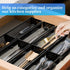 Simple Trending Silverware Drawer Organizer, 8 Pack Utensil Organizer for Large Kitchen Drawers