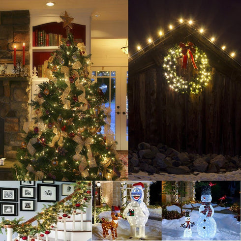 18ft 50 8 MAGOTAN Christmas Lights, Battery Operated String Lights LED Modes LED Mini Lights with Timer for Christmas