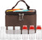 Portable Travel Spice Containers, Multi Spice Jars Storage with Lids for Camping, BBQ, Backpacking with 6 Seasoning