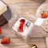 Clear Candy Apple Boxes with Hole, 4"x 4"x 4", Set of 20 Food-Grade Treat Boxes for Caramel Apples