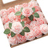 Floroom 25pcs Artificial Flowers Shimmer Blush and Peach Foam Fake Roses with Stems for DIY Wedding Bouquets