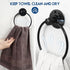 Vintage Style Wall Mounted Iron Towel Ring for Bathroom