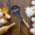 Ceramic Spoon Rest for Stove Top, DAYYET Large Spoon Holder for Kitchen Counter, Black