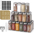 Antimbee 28 Pcs Clear Glass Spice Jars,3.5 oz Glass spice jar with