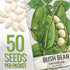 Seed Needs Lima Bean Seeds for Planting Henderson Lima Beans - Non-GMO Heirloom & Untreated Vegetable Seed to Plant a