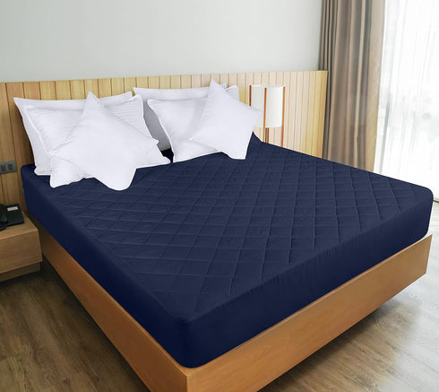 Utopia Bedding Quilted Fitted Mattress Pad (Full), Elastic Mattress Protector, Stretches up to 16 Inches Deep, Machine