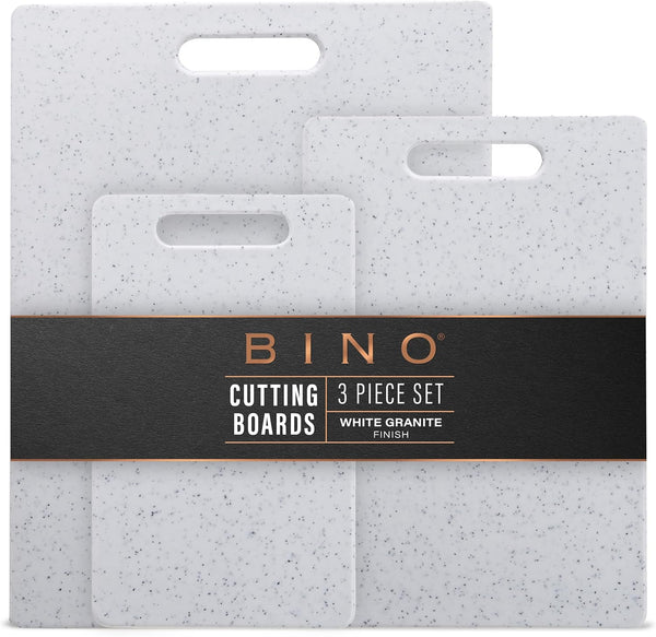 BINO Cutting Board - 3-Piece Chopping Boards, BPA-Free Plastic, Durable, Dishwasher Safe