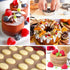 HULISEN Stainless Steel Round Cookie Cutter Set - 11 Circle Donut Doughnut Cutters for Baking