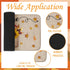Winter Fall Door Mat | Non Slip Farmhouse Welcome Mats for Outdoor Indoor, Snowflake Pumpkin Floor Door Mat, 27.6x15.7