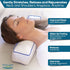 Nature's Guest Adjustable Cervical Neck Roll Bolster Pillow for Sleeping, Neck Pain Relief, Spine Support, Travel, Leg