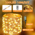 33FT 100 8 btfarm Fairy Lights Plug in with Remote, LED Outdoor Twinkle Lights Waterproof with Timer, Modes Indoor
