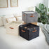 Closet, 16 OrganiHaus Large Shoe Storage Bin for Shoe Organizer Box Fits up to Pairs, Collapsible Fabric Shoe Basket