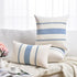 Fancy Homi Set 2 12x20 Inch of Boho Light Blue Lumbar Decorative Throw Pillow Cover for Couch Bed Sofa Chair, Modern