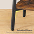 2-Tier 15.7"L 15.7"W 24"H, BF181BZ01 HOOBRO Square Side Table, Small Sofa End Table, Modern Simple Nightstand