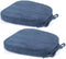 Loveboat 2 Pack Navy Metal Dining Chair Pads, 14x14 Inches, Chenille Fabric,