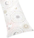 Sweet Jojo Designs Blush Pink, Gold, Grey and White Star and Moon Body Pillow Case Cover (Pillow Not Included)