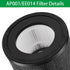 Lichelete AP001 EE014 Filter - 2 Pack H13 True HEPA Replacement Filter Compatible with TaoTronics and VAVA
