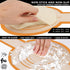 KITMAL Non Stick Reusable Silicone Baking Mat with Long Handles, Silicone Bread Sling Oval and Round, Orange