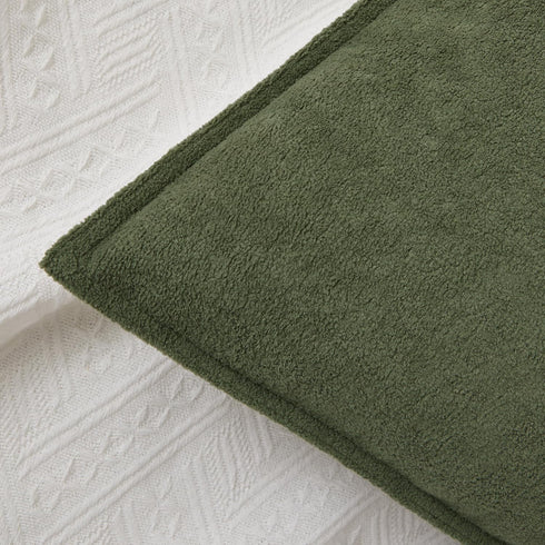 14x20 Inch 1 Pack Kevin Textile Lumbar Pillow Cover Soft Boucle Textured Decorative Waterproof Rectangle Cushion