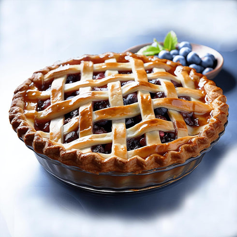 Pie Plate 10.5 Inch, Oven Glass Pie Pan for Baking Pie Crust, Clear Baking Dish with Rippled Edge