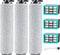 6-pack 3831 Vacuum Cleaner Brush Roll+ Filter Replacement Parts for Bissell Crosswave