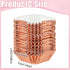 Layhit 600 Pcs Square Mini Foil Cupcake Liners, Disposable Brownie Baking Cups for Party Supplies