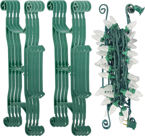Dazzle Bright 8 Pack Christmas Lights Storage Holder, Holiday Light Storage for