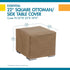 22 Inch DUCKCOVERS Essential Water-Resistant Square Patio Ottoman/Side Table Cover, Outdoor Ottoman Cover