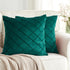 BeBen Pack of 2 Velvet Throw Pillow Covers, 16x16 Soft Solid Decorative Cushion Case for Bedroom, Car, Outdoors