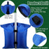 Woanger Extra Large Canopy Weights, 112 Lbs Heavy Duty Sand Bags for Pop Up Tent, 6 Pcs (Blue)