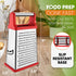 Spring Chef Professional Cheese Grater - XL Stainless Steel 4 Sided Box Grater for Kitchen, Perfect for Parmesan,