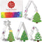 Christmas and Holiday Tree Cookie Cutters, 4-Pc Set, Made in USA by Ann Clark