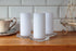 Melt Candle Pillar Candles, 3 Pack - Unscented 3" x 6" Candles for Home, Church, Weddings, & More - White