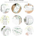 Your Main Event Prints Eucalyptus Bridal Shower Games - How Many Kisses For The Mrs, Includes 1 Stand (5x7) & 50