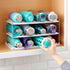 3-Shelf YouCopia UpSpace Water Bottle and Travel Mug Cabinet Organizer, Adjustable Storage Rack for Kitchen