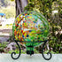 Folytiy 10 12 inch 5-inch (8 inch, Wrought Iron Metal Gazing Ball Stand for or Garden Gazing Globes Plant Birdbath Bowl