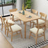 Stretch Jacquard Dining Chair Seat Covers Set of 4, Removable Washable Anti-Dust Slipcovers (4, Beige) for Dining Room