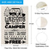 ZJXHPO Welcome To Our Camper Garden Flag Camping Gift Outdoor Yard House Banner Home Lawn Welcome (Welcome to camper)