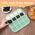 Silicone Waffle Chocolate Mold, 2 Pack Mini Square Non-Stick Waffle Tray for Making Chocolate and Cake Decoration