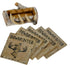Pine Ridge Home Antler Wood Log Coaster Set with Holder - Absorbent Cabin Lodge Decor for Hunter Men