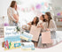Woukaup Summer 1 50 Diapers Wipes Raffle, Beach Surf Diaper Raffle Tickets for Baby Shower, Wooden Sign with Diaper