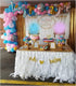 White, Light Pink, Light Blue Balloons, 100 Pack 12 Inch Latex Balloons for Baby Shower Birthday Party Supplies
