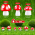 MGZTTHW 120 pcs Cute Mini Resin Mushrooms Craft Figurines for Fairy, Micro Landscape & Bonsai Gardens; Mushroom Cake