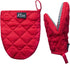 Oven Mitts Heat Resistant, Mini Silicone Gloves for Cooking, Kitchen Pot Holders & Oven Mitts Sets (Red Color)